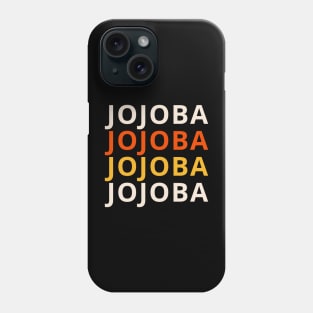 Jojoba Wortkunst Retro Phone Case