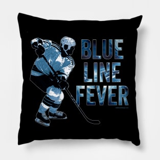 Blue Line Fever Pillow
