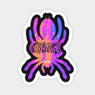 Tarantula Silhouette V67 (Tie Dye) Magnet