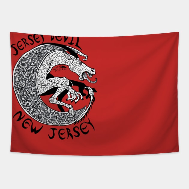 Jersey Devil Tapestry by NocturnalSea