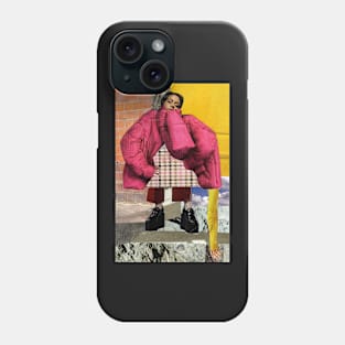 Pink Puffa Coat Phone Case