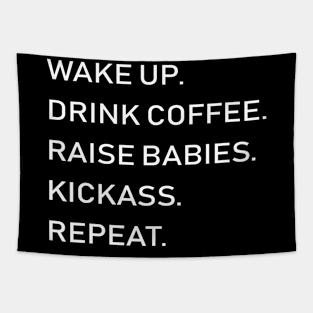 Cute Mom Life Quote Tapestry