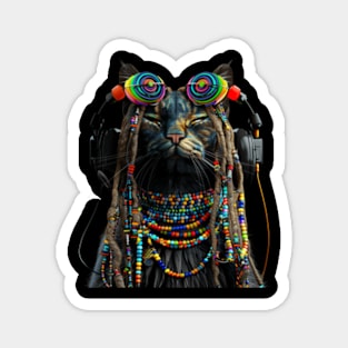 Hippie Cat Revelations Magnet