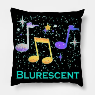 Blurescent sheet music Pillow