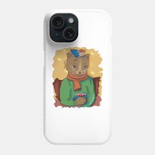 Cat and mouse Phone Case