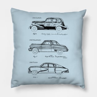 La Salle, Studebaker, Tucker Classic Cars Patents Pillow