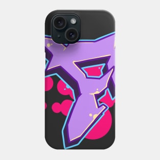 Letter F -  Graffiti Street Art Style Phone Case