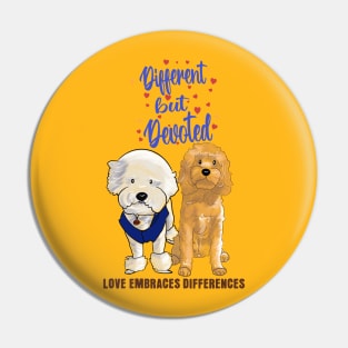 Embrace Differences Pin