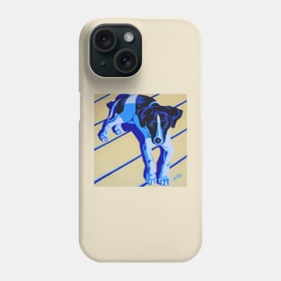 Dog on Sunny Deck Phone Case