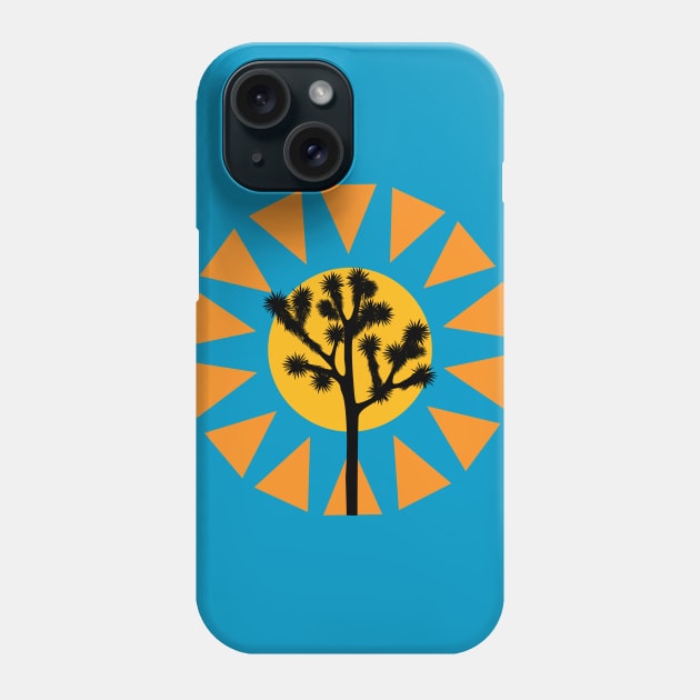 Joshua Tree Sun Phone Case by wanderingteez