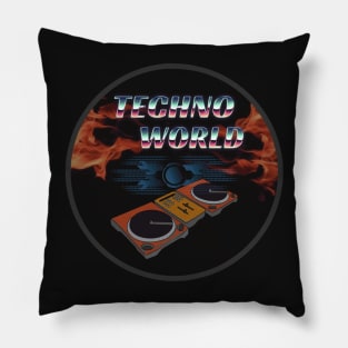 Techno World Pillow