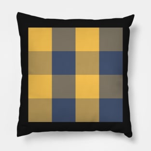 Apricot and Navy Gingham Check Pattern| Cottage Core Prairie Style Pillow