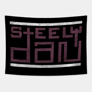 Steely Dan // Retro Vintage Typograpy Style Tapestry