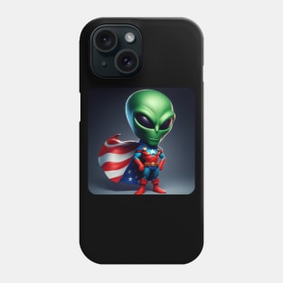 Martian Alien Caricature #7 Phone Case