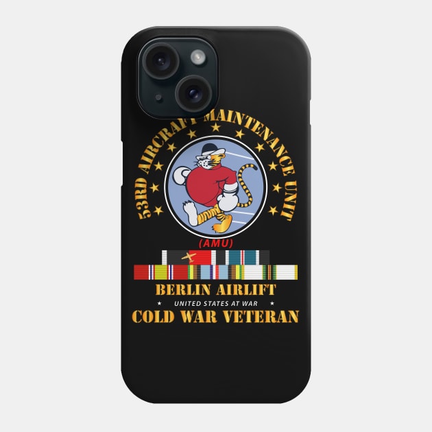 53rd AMU - Berlin Airlift  w  COLD EXP OCCP Airplane SVC Phone Case by twix123844