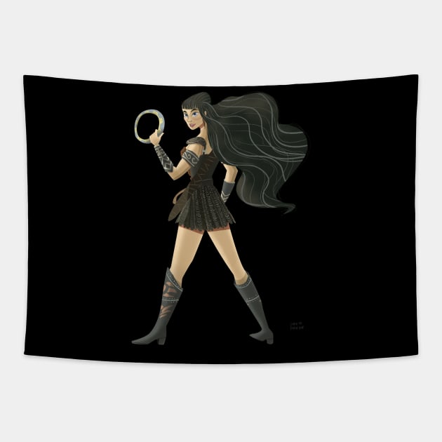 Xena Tapestry by davidpavon