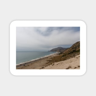 Scenic aerial Pacific coast vista near Point Mugu, California Magnet