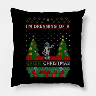 Terraforming Mars Christmas Pillow