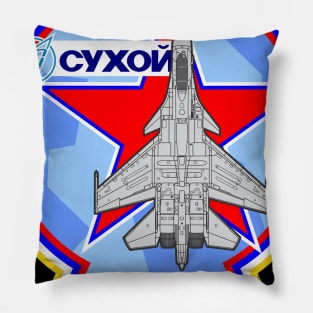 Su 35 Flanker - Russia Pillow