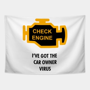 Car Owner Virus Tapestry