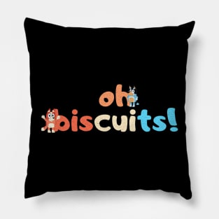 oh biscuits vintage Pillow