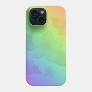 Tropical Hawaiian Rainbow Flowers Phone Case