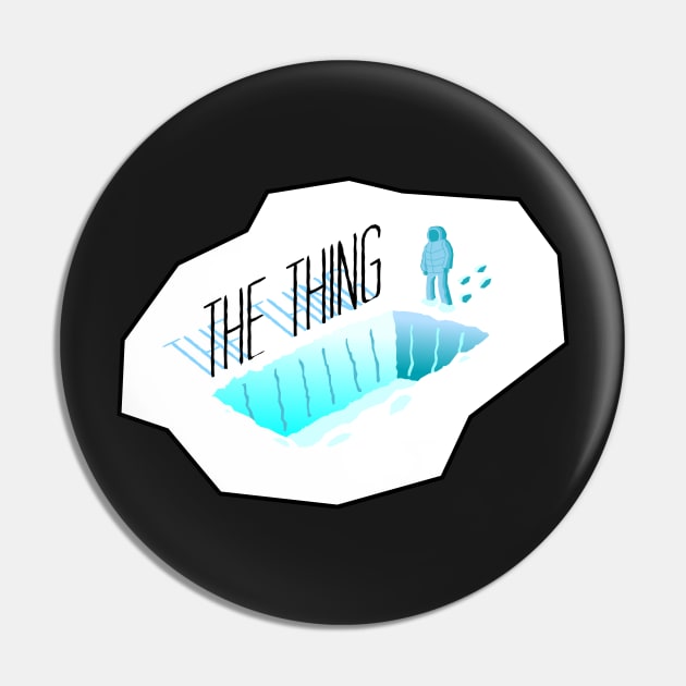 The Thing - Norwegians Dug It Up Pin by RadDadArt