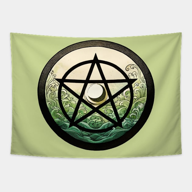 Pentacle Tapestry by bubbsnugg