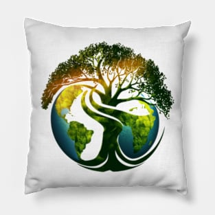 Earth day Pillow