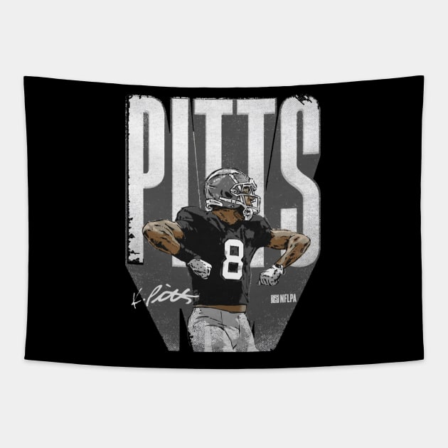 Kyle Pitts Atlanta Dirty Bold Bird Tapestry by Chunta_Design