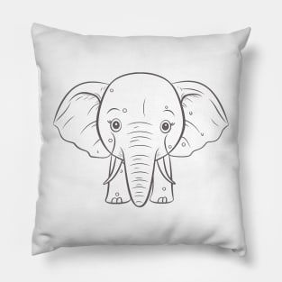 Cutie elephant Pillow