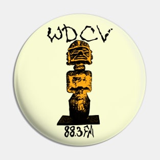 WDCV 88.3 FM Dickinson College 90s Pin