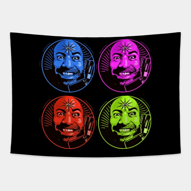 Joe Rogan Pop Art Tapestry by ΩhmyGφd