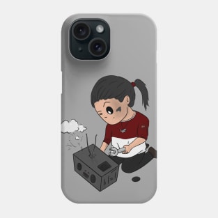 Little Raven & Her Gadgets Phone Case