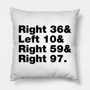 Final Fantasy VII Safe Code (Black Text) Pillow