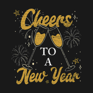 Cheers To A New Year Christmas T-Shirt