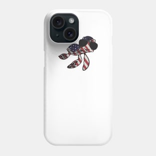 American turtle flag Phone Case