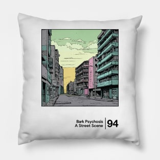 Bark Psychosis - Minimalist Graphic Artwork Design Pillow