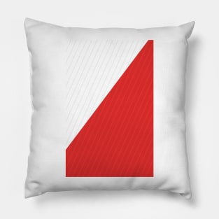 Glasgow Rangers Retro 1988 Away Red & White Jersey Design Pillow