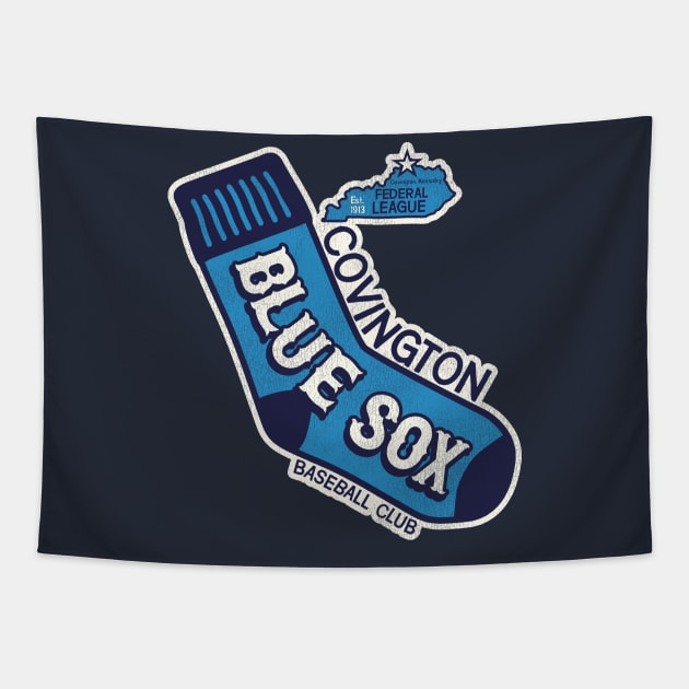 Defunct Covington Blue Sox Baseball Team Tapestry by Defunctland