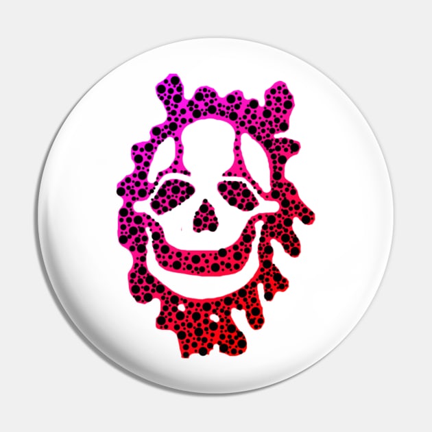 Toxic Skull (Purple & Red) Pin by Not Meow Designs 