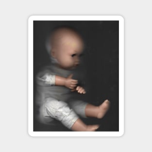 Haunted Baby Doll Magnet