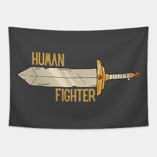 Human Fighter! Tapestry