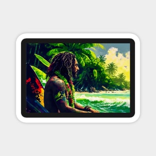 Rastafarian Vibe Magnet