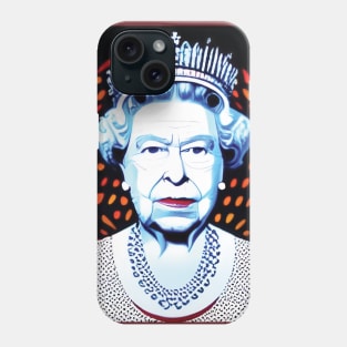 Queen Elizabeth II - Pop Art Dots Phone Case