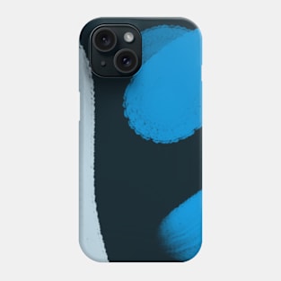 Retro Dark Blue Adventure Abstract Pattern Phone Case