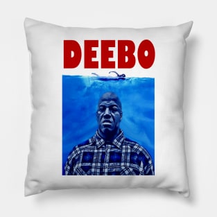 DEEBO (Friday/Jaws Parody) Pillow