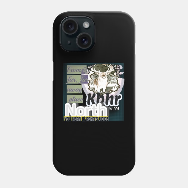 Kbhr the voice of Alaska Phone Case by Human light 