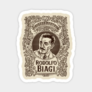 Rodolfo Biagi (in brown) Magnet