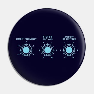 Vintage Analog Filter Controls Pin